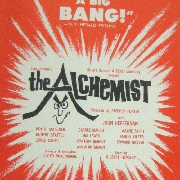 Alchemist FLYER Ben Johnson John Hefferman James Cahill Cynthia Bebont Theatre - Picture 3 of 4